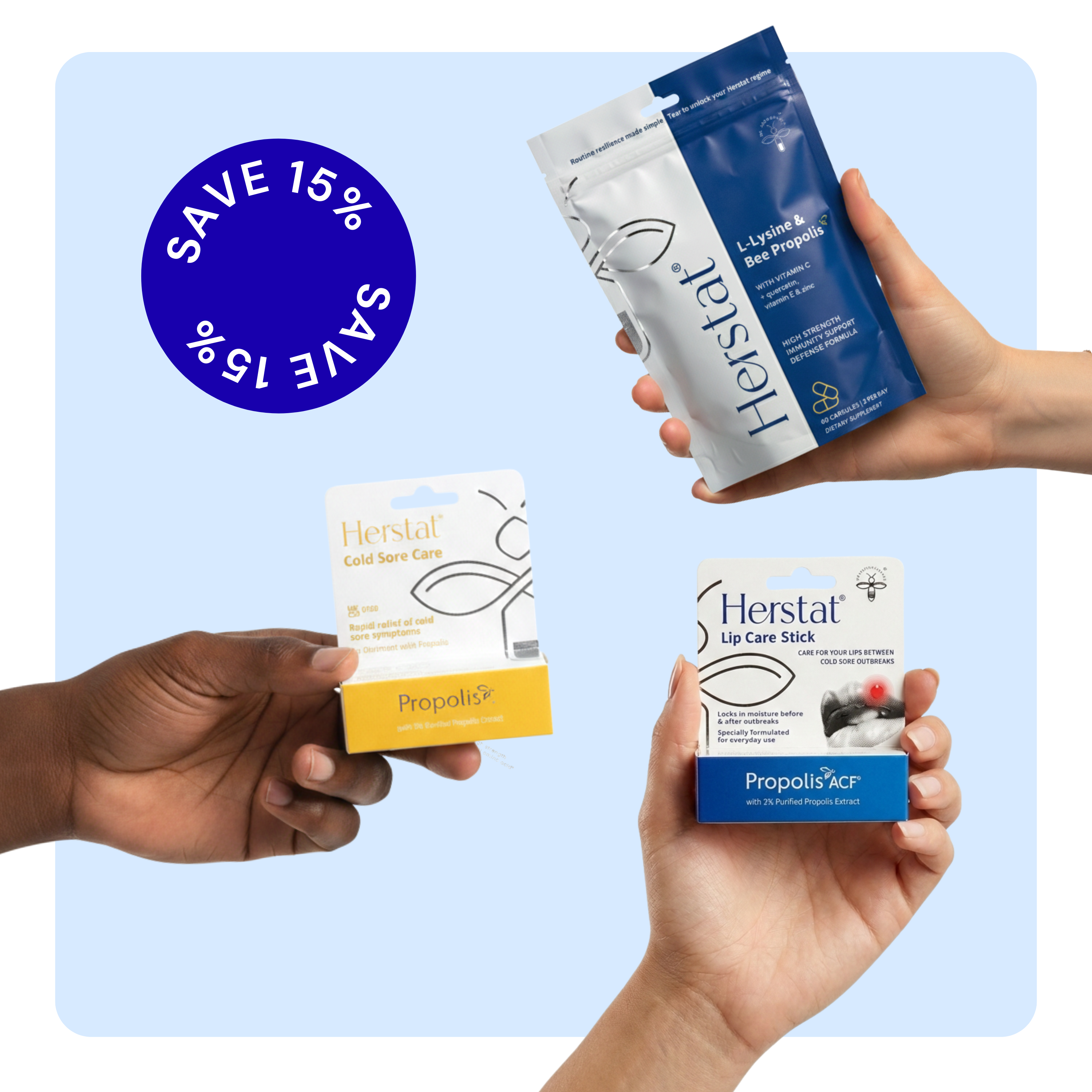 Complete Support Bundle: 3-in-1 Cold Sore Care